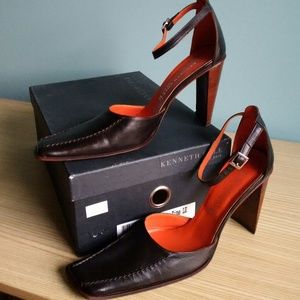 Kenneth Cole STITCH IN TIME heels - Drk Brown 8.5M